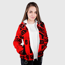 Куртка с капюшоном женская Rainbox six краски, цвет: 3D-белый — фото 2