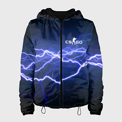 Куртка с капюшоном женская Counter Strike - lightning, цвет: 3D-черный