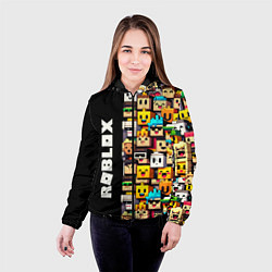 Куртка с капюшоном женская Roblox - game, цвет: 3D-черный — фото 2