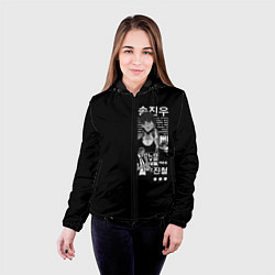 Куртка с капюшоном женская NoSolo Leveling, цвет: 3D-черный — фото 2