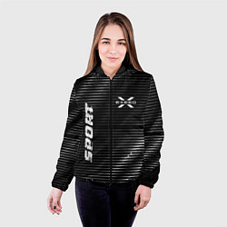 Куртка с капюшоном женская Exeed sport metal, цвет: 3D-черный — фото 2