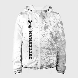 Куртка с капюшоном женская Tottenham sport на светлом фоне по-вертикали, цвет: 3D-белый