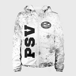Куртка с капюшоном женская PSV sport на светлом фоне вертикально, цвет: 3D-белый