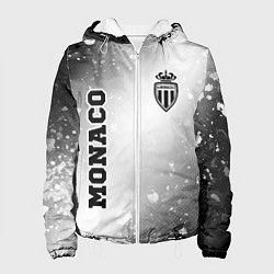 Куртка с капюшоном женская Monaco sport на светлом фоне вертикально, цвет: 3D-белый