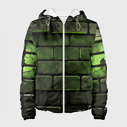 Женская куртка Зеленые неоновые кирпичи