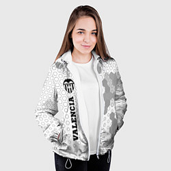 Куртка с капюшоном женская Valencia sport на светлом фоне по-вертикали, цвет: 3D-белый — фото 2