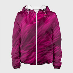 Женская куртка Мех в цвете маджента