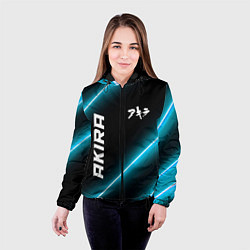 Куртка с капюшоном женская Akira неоновые лампы, цвет: 3D-черный — фото 2