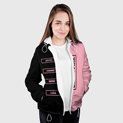 Куртка с капюшоном женская Blackpink южнокорейская группа, цвет: 3D-белый — фото 2