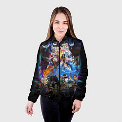 Куртка с капюшоном женская Фейри Тейл, цвет: 3D-черный — фото 2
