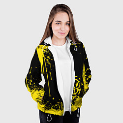 Куртка с капюшоном женская Трафальгар Д Ватер Ло прозвище пират, цвет: 3D-белый — фото 2