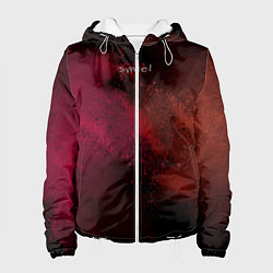 Куртка с капюшоном женская Smile and colors, цвет: 3D-белый