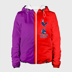 Куртка с капюшоном женская Tottenham fc geometry, цвет: 3D-белый