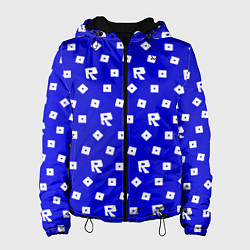 Женская куртка Roblox blue pattern