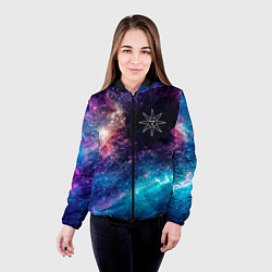 Куртка с капюшоном женская Dark Souls space game, цвет: 3D-черный — фото 2