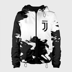 Куртка с капюшоном женская Juventus smoke black fire, цвет: 3D-черный