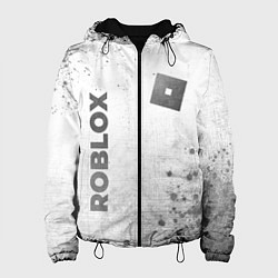 Куртка с капюшоном женская Roblox - white gradient вертикально, цвет: 3D-черный