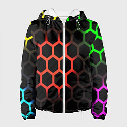 Женская куртка Hexagon neon
