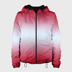 Куртка с капюшоном женская Gradient color, цвет: 3D-черный