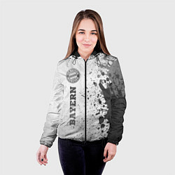 Куртка с капюшоном женская Bayern - white gradient по-вертикали, цвет: 3D-черный — фото 2