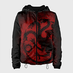 Куртка с капюшоном женская Targaryen house Game of Thrones, цвет: 3D-черный