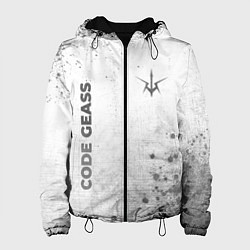 Куртка с капюшоном женская Code Geass - white gradient вертикально, цвет: 3D-черный