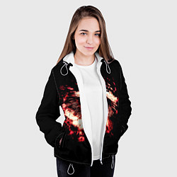 Куртка с капюшоном женская Совух - светлый, цвет: 3D-белый — фото 2