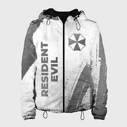 Куртка с капюшоном женская Resident Evil - white gradient вертикально, цвет: 3D-черный