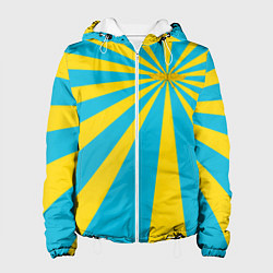 Куртка с капюшоном женская Воздушно-космические силы, цвет: 3D-белый