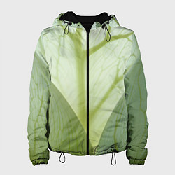 Женская куртка Макро съемка листа