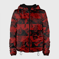 Куртка с капюшоном женская Свитер Курта нирвана, цвет: 3D-черный