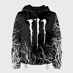 Куртка с капюшоном женская Monster energy лес, цвет: 3D-черный