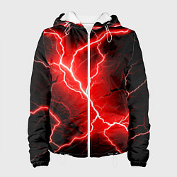 Куртка с капюшоном женская Lightning, цвет: 3D-белый