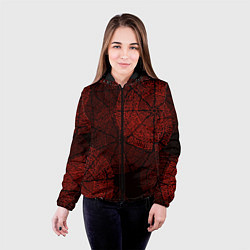 Куртка с капюшоном женская Древне-не-древние узоры, цвет: 3D-черный — фото 2