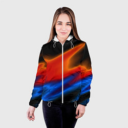 Куртка с капюшоном женская Multicoloured, цвет: 3D-белый — фото 2