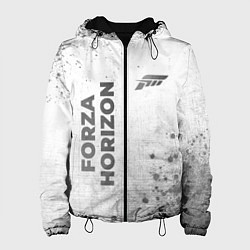 Куртка с капюшоном женская Forza Horizon - white gradient вертикально, цвет: 3D-черный
