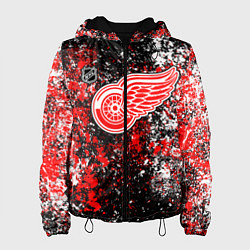 Куртка с капюшоном женская Detroit Red Wings NHL black, цвет: 3D-черный