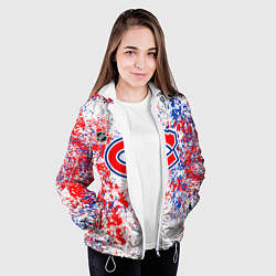 Куртка с капюшоном женская Montreal Canadiens NHL white, цвет: 3D-белый — фото 2