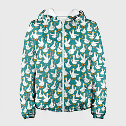 Женская куртка Злой гусь узор