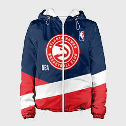 Куртка с капюшоном женская Atlanta Hawks NBA basketball, цвет: 3D-белый