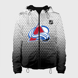 Куртка с капюшоном женская Колорадо Эвеланш - черный градиент, цвет: 3D-черный