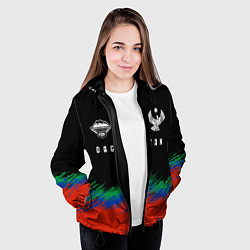 Куртка с капюшоном женская Dagestan, цвет: 3D-черный — фото 2