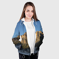 Куртка с капюшоном женская Гора Метиген, цвет: 3D-белый — фото 2