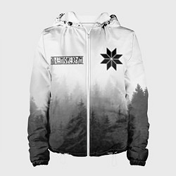 Куртка с капюшоном женская Лес - это мой храм, цвет: 3D-белый