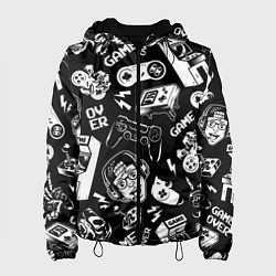 Женская куртка Retro gamer pattern