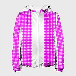 Куртка с капюшоном женская Color pink white, цвет: 3D-белый