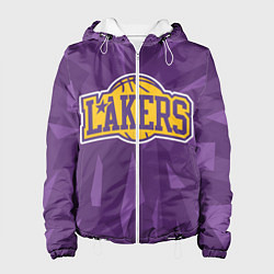 Куртка с капюшоном женская NBA Los Angeles Lakers, цвет: 3D-белый