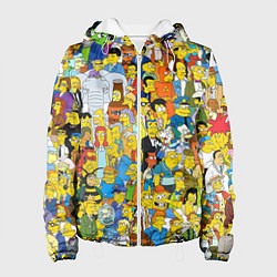 Куртка с капюшоном женская Simpsons Stories, цвет: 3D-белый