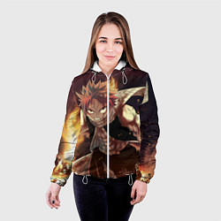 Куртка с капюшоном женская Fairy tail, цвет: 3D-белый — фото 2