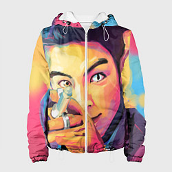 Куртка с капюшоном женская Big Bang Art, цвет: 3D-белый